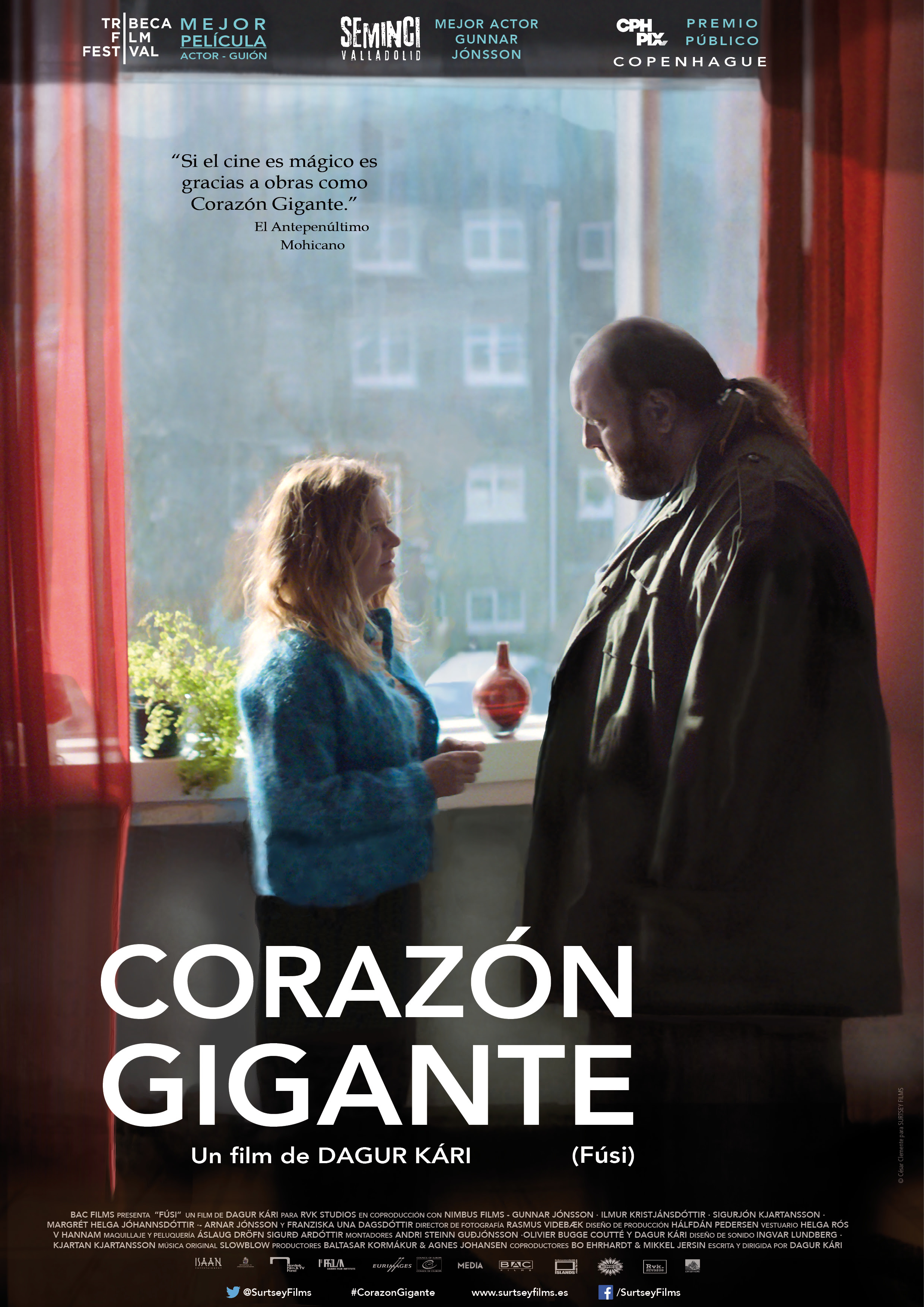 CORAZÓN GIGANTE (FUSI) (2015) de Dagur Kari
