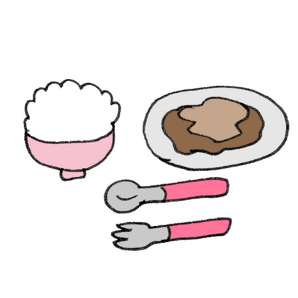 食事のイラスト かわいいフリー素材が無料のイラストレイン