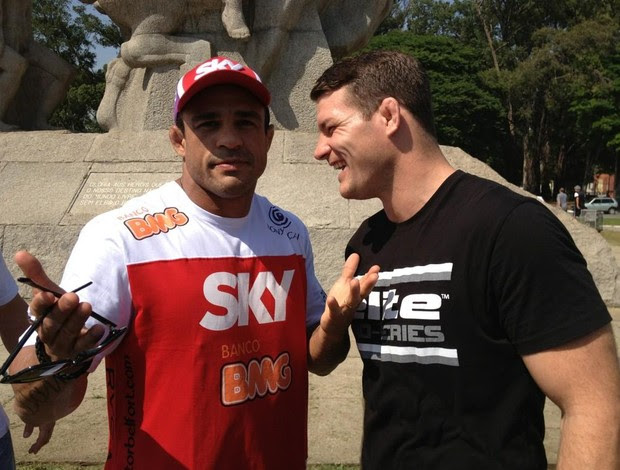 Vitor Belfort x Michael Bisping UFC MMA (Foto: Reprodução/ Twitter)