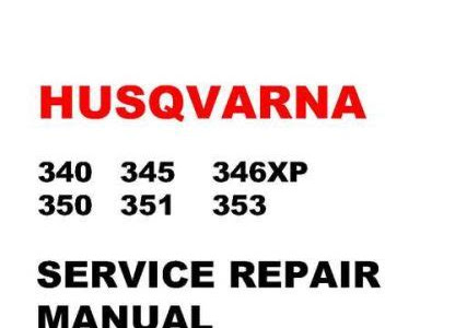 Read husqvarna chainsaw 350 351 353 full service repair manual [PDF] [EPUB] PDF