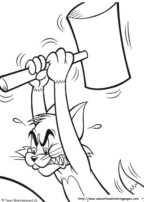 tom  jerry coloring pages educational fun kids