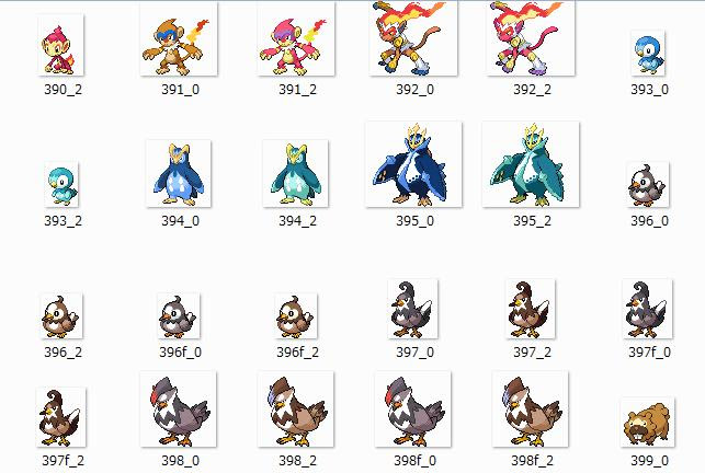 ポケモンツール開発室 P T A T で使用するポケモンのイメージのファイル名について