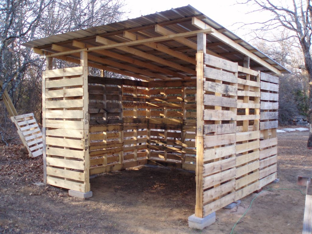 Build a shed from pallets  Asplan