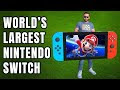 Un ingeniero crea la Nintendo Switch funcional "más grande del mundo" por una causa benéfica