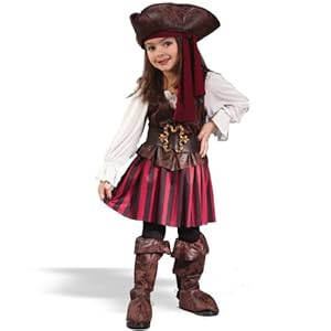 Girl High Seas Buccaneer Toddler Costume - Kid's Costumes