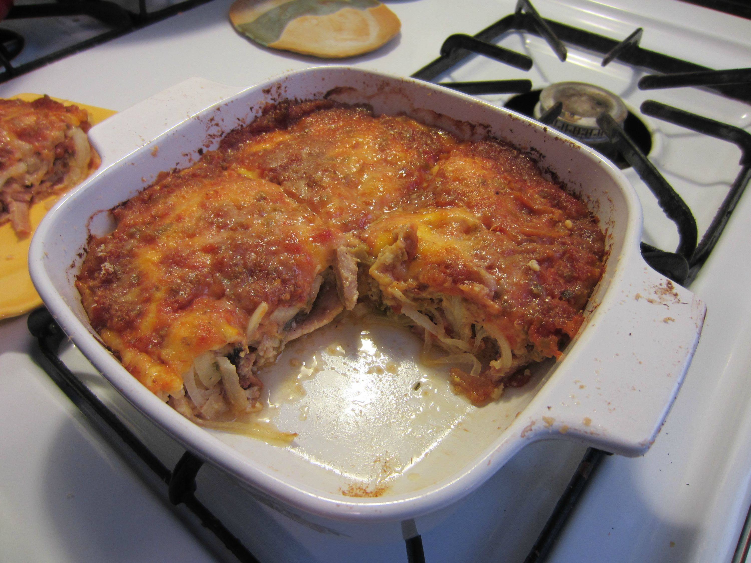 Left Over Pork Roast Enchilada Casserole Ketorecipes