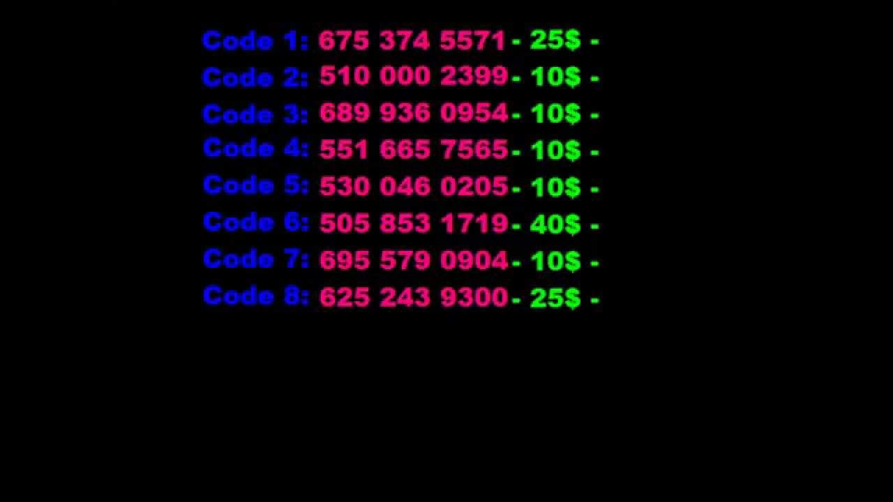 Free Roblox game card codes.. Never used!! - YouTube