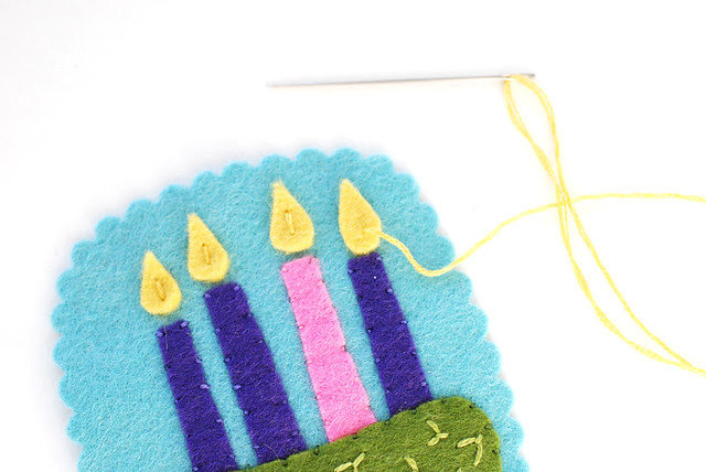Adventing Time Felt Ornament