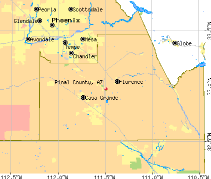 General Map; Google Map; MSN Map. Pinal County, AZ map