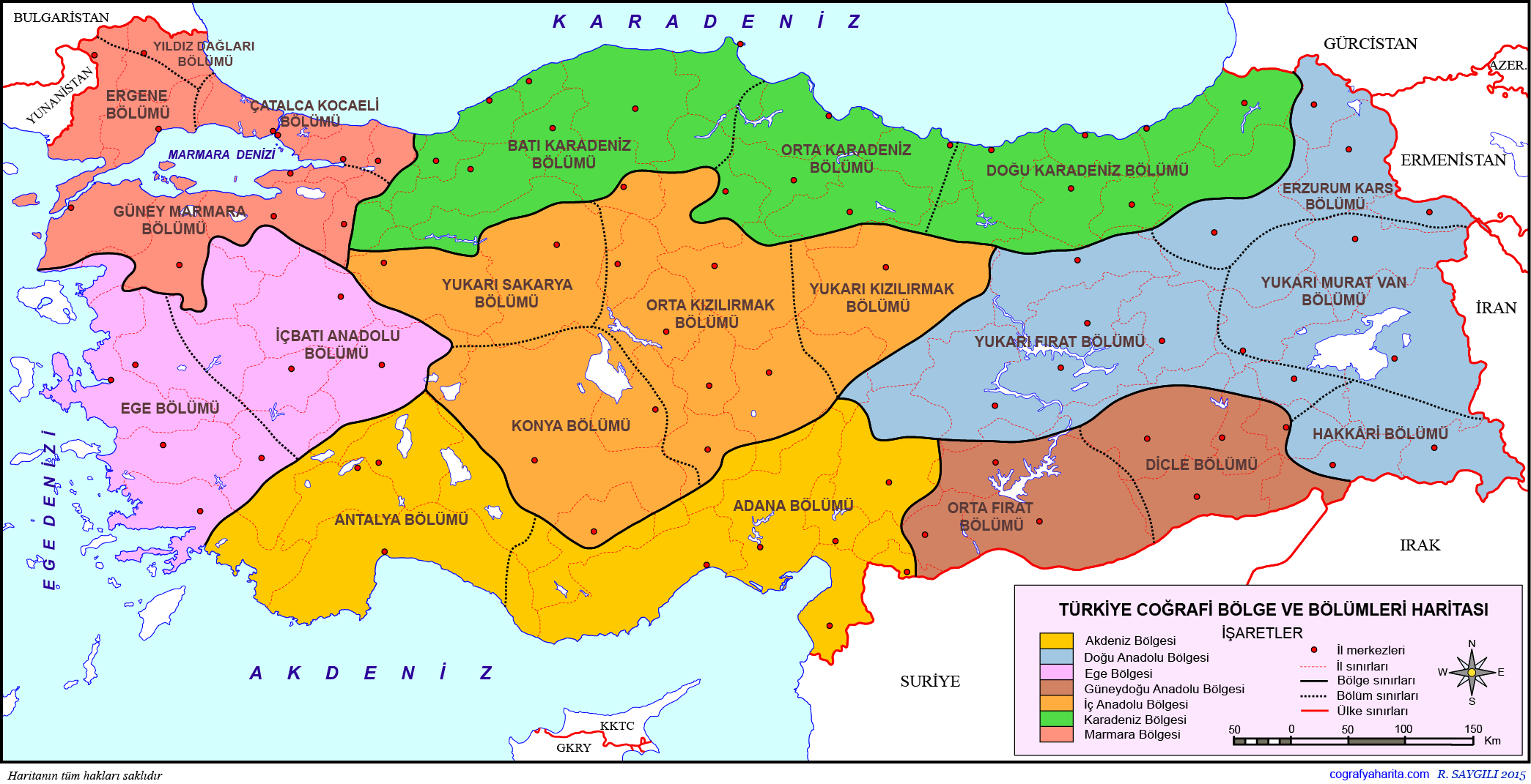 Türkiye Başkenti, Şehirleri ve Bölgeleri | Gezilecek Yerler