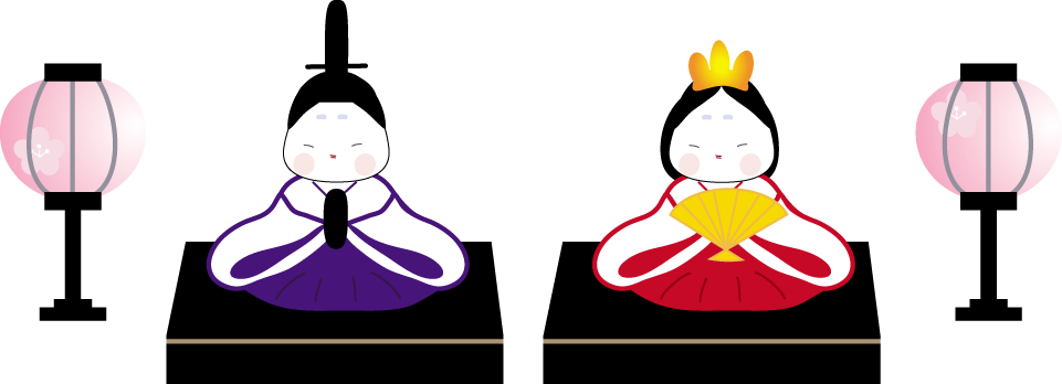 ひな祭り おひなさま のイラスト 無料イラスト