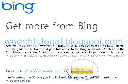 Tutorial Blog,Submit Bing