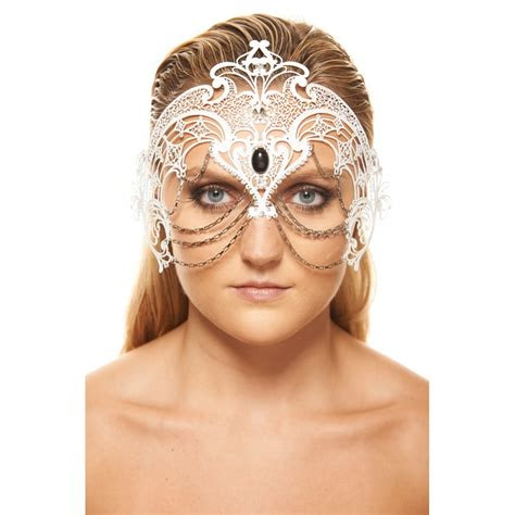 We may earn commission on some of the item. Jeweled Masquerade Mask with Chain Accents