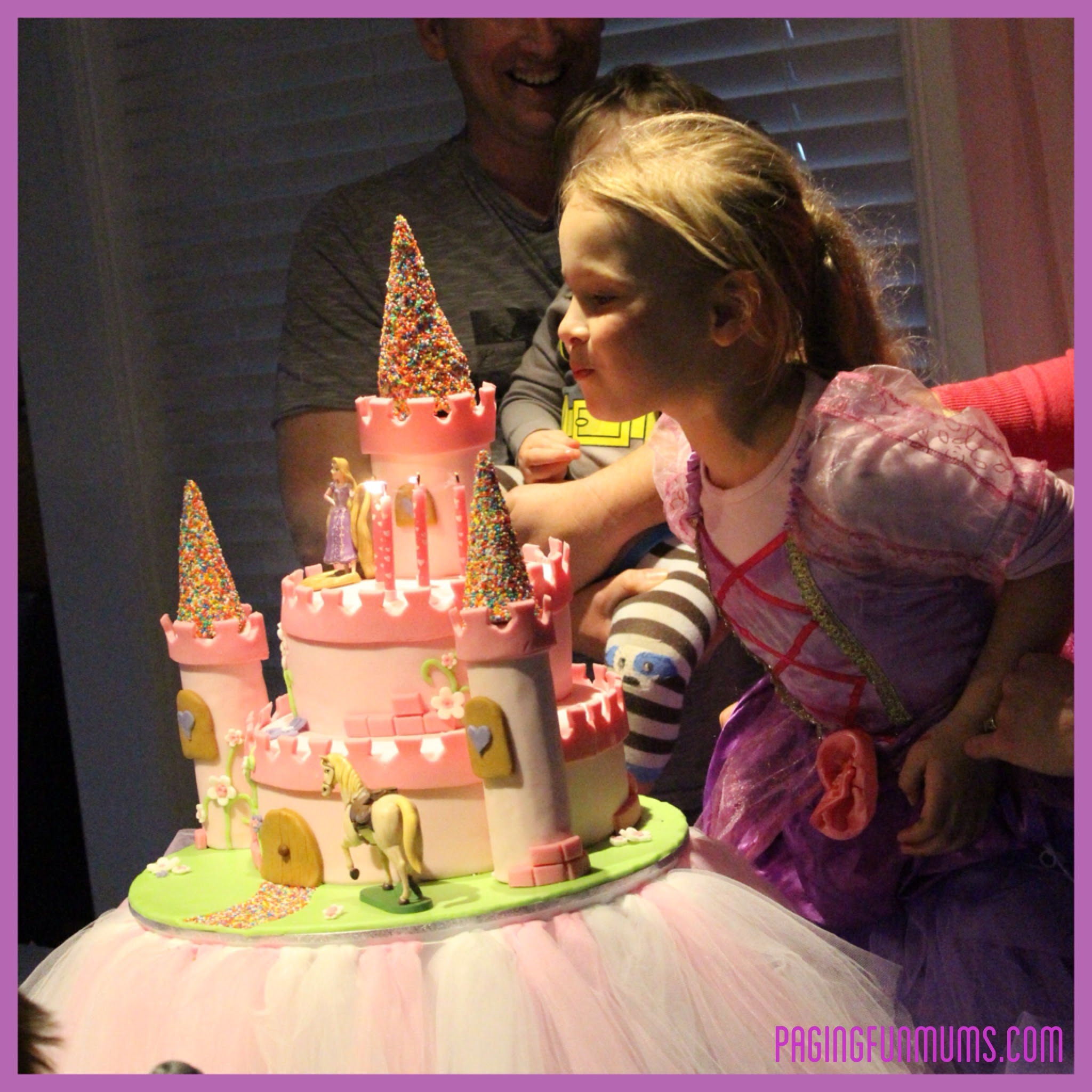 Princess Castle Cake