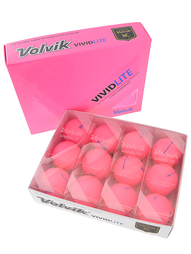 ボルビック Vivid Lite ゴルフボール1ダース ピンク レディースゴルフウェア通販 ビビゴルフ Vivid Golf