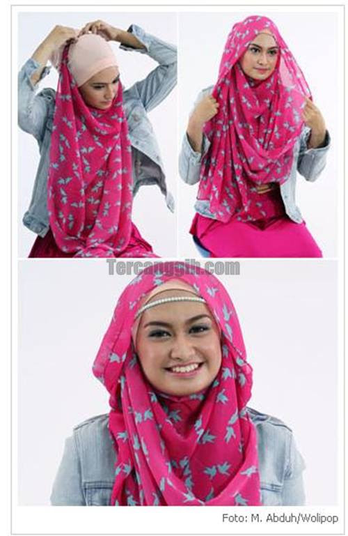 Tutorial Hijab Segi Empat Ala Umi Pipik Tutorial Hijab Simple