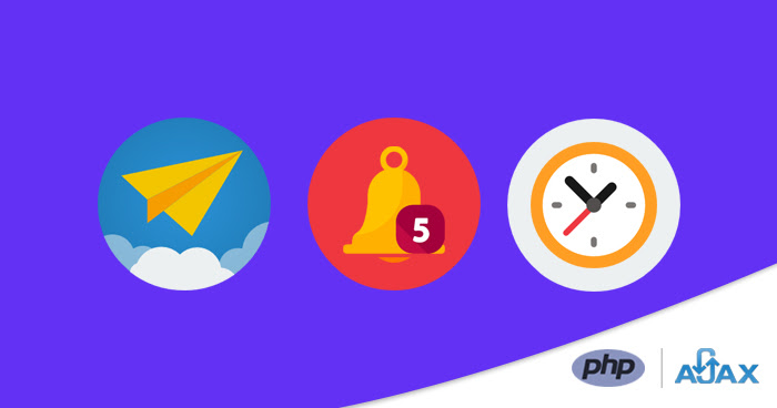real time php notification system