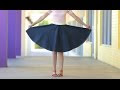 How to sew a Circle Skirt video