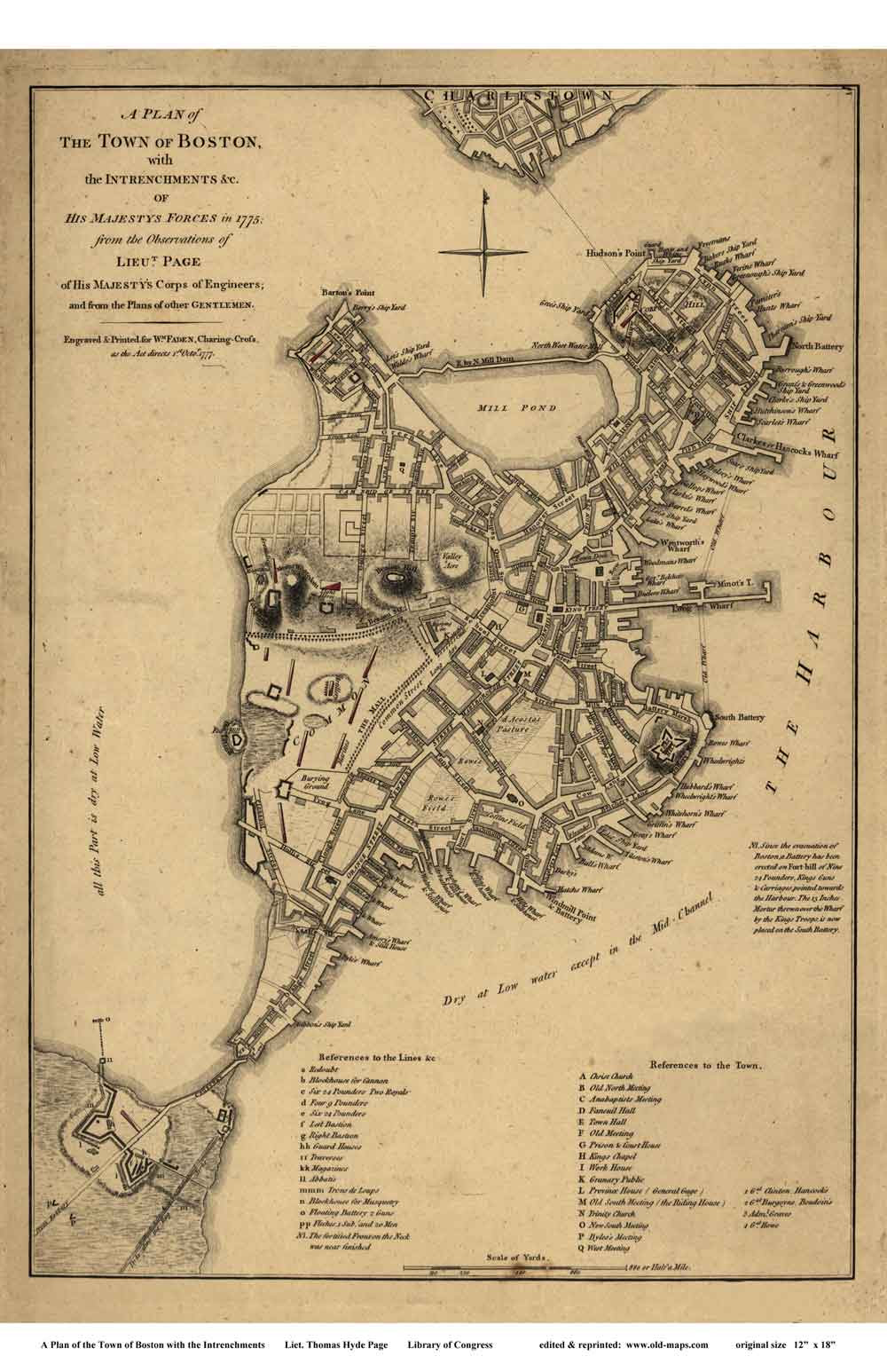 Historical Maps Of Boston Old Maps of Boston