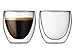 Bodum Pavina 2.5-Ounce Double-Wall Thermo Glasses (Espresso/Shot), Set of 2