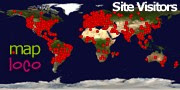 Locations of Site Visitors