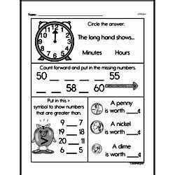 Our time worksheets review the units of time (seconds vs minutes.) and then focus on telling time: kindergarten time worksheets edhelpercom