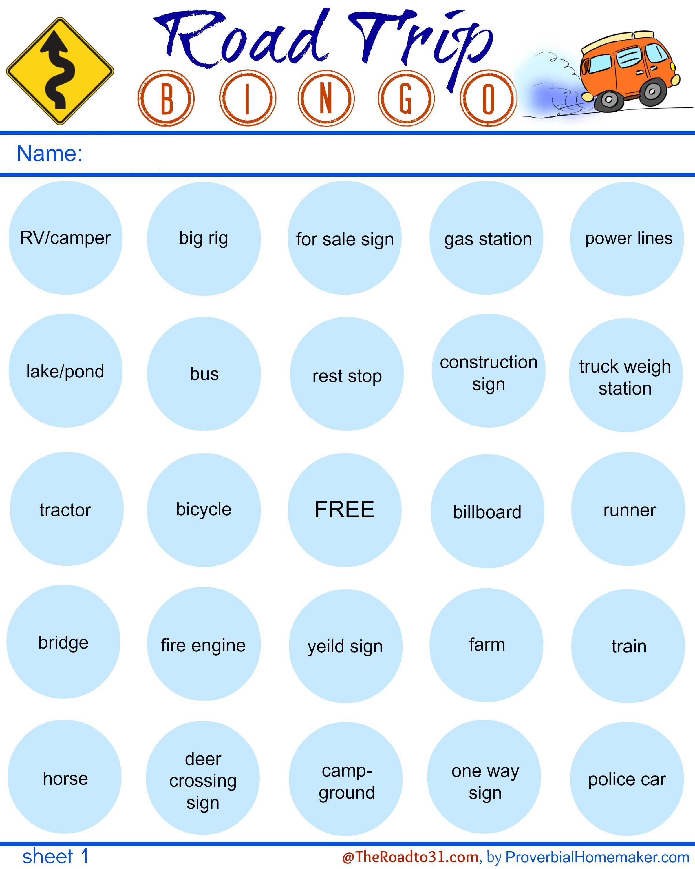 Summer Themed FREE PRINTABLE BINGO Games - Homeschool ...