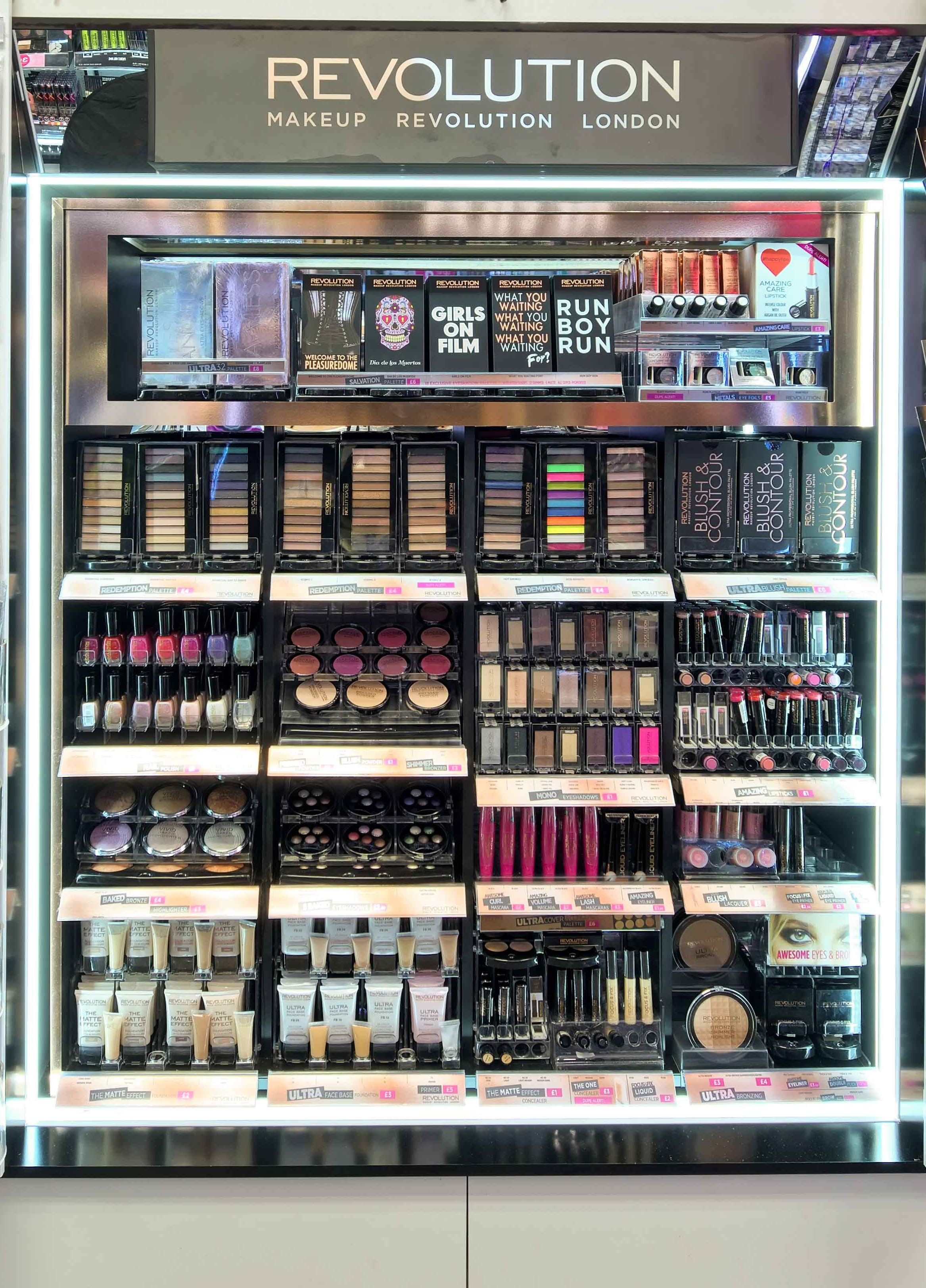 Boohoo makeup london set revolution the shoulder junior