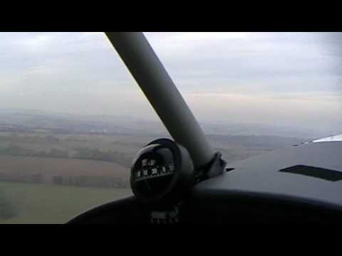 Ikarus C42 Cockpit. Ikarus C42 to Newbury amp; back. A cold grey winters day on 31st January 2009. A flight from Clench to Newbury amp; back via Whitchurch after finding Popham was