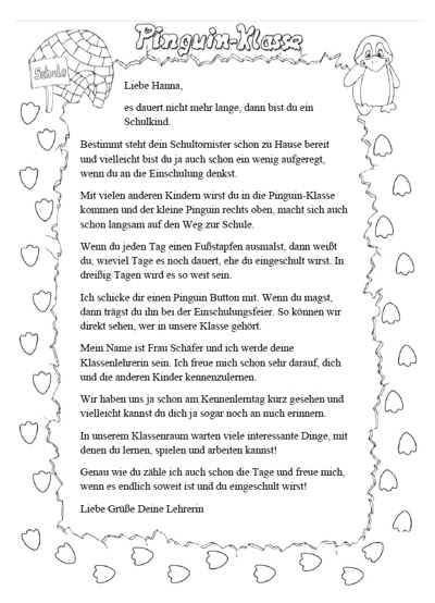 Der Erste Brief Pinguin Klasse Designblog
