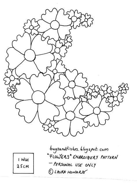 Since i know you probably love them . bugs and fishes by lupin flowers free embroidery pattern