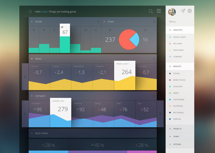 Some Analytics UI Design