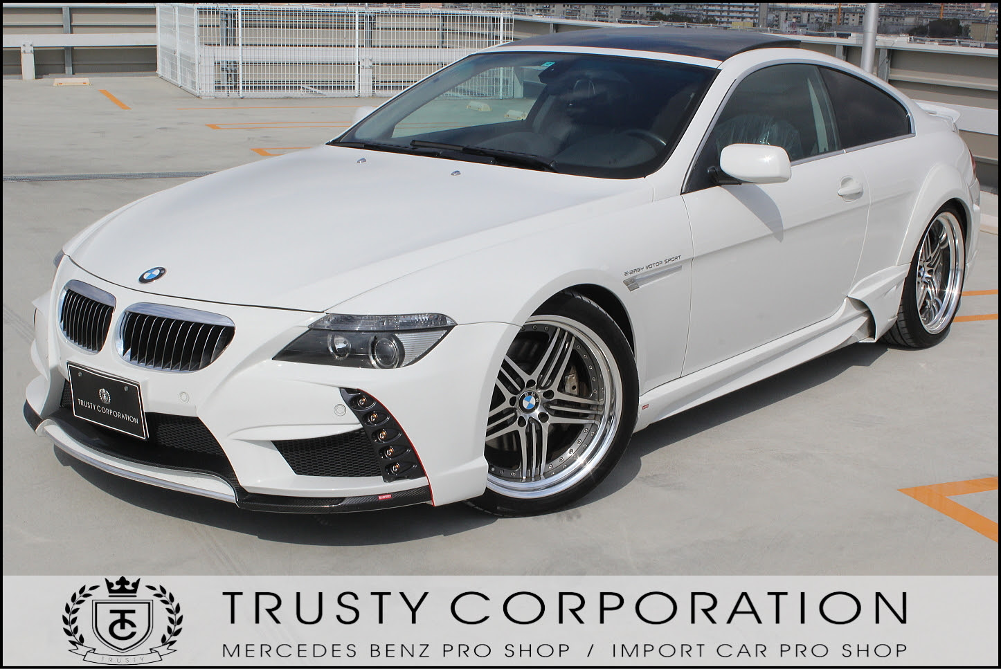 ユーザー様下取 ｂｍｗ ６５０ｉ エナジーカスタム 新入庫しました ベンツを中心に外車販売 修理 カスタム 板金塗装 株式会社トラスティコーポレーション