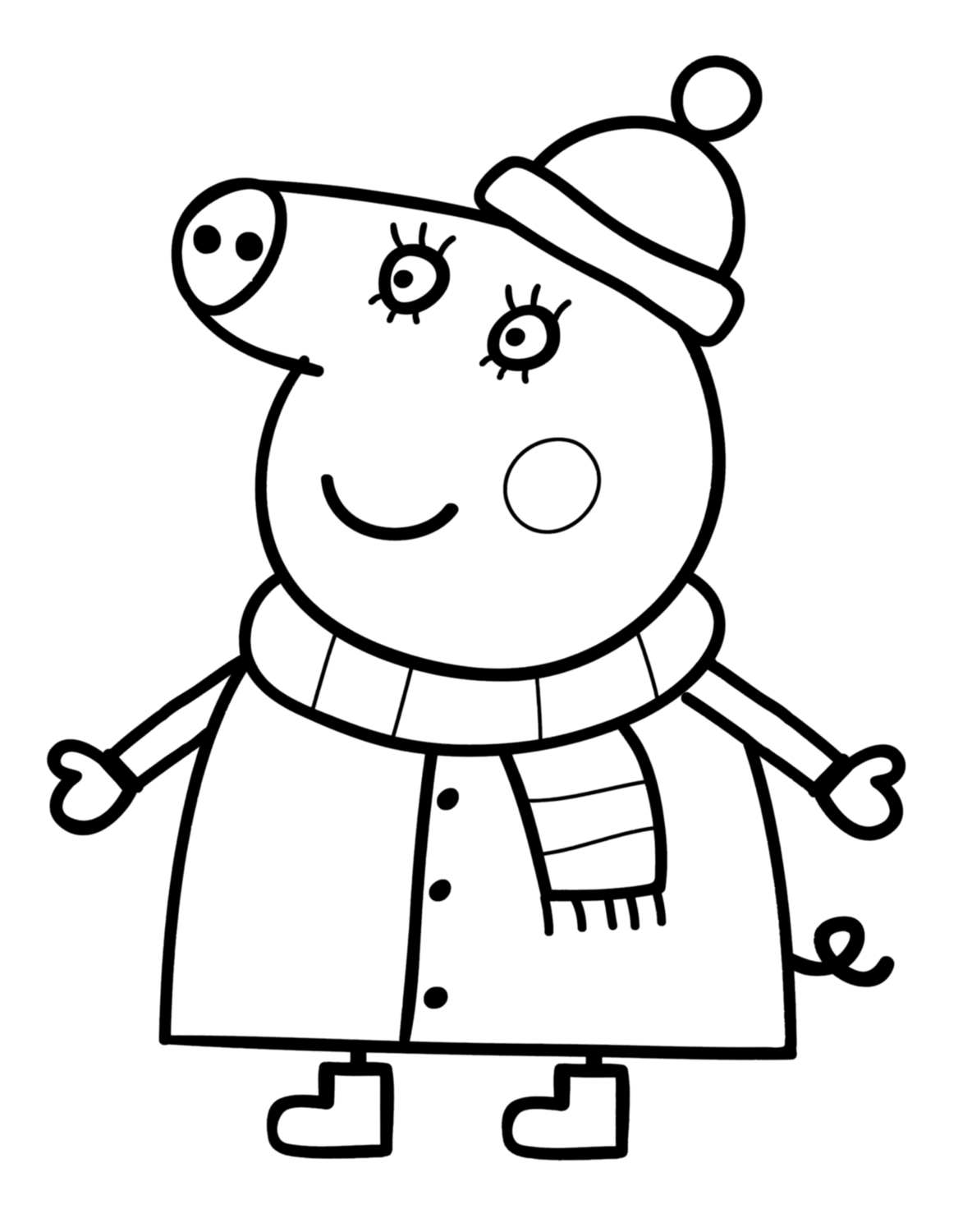 Coloriage peppa pig gratuit dessin a imprimer 68