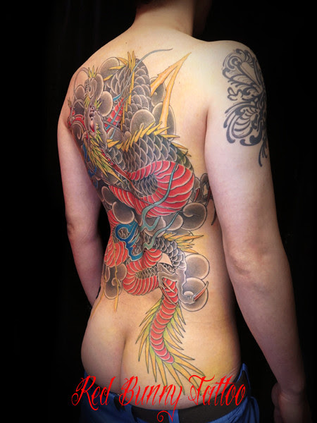 龍 刺青 和彫りのデザイン 画像を紹介 東京 吉祥寺 Redbunnytattoo 写真共有サイト フォト蔵