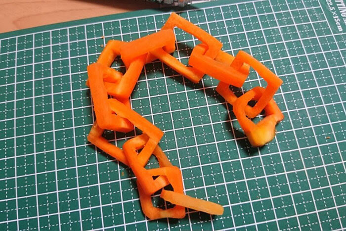 النحت على الطعام