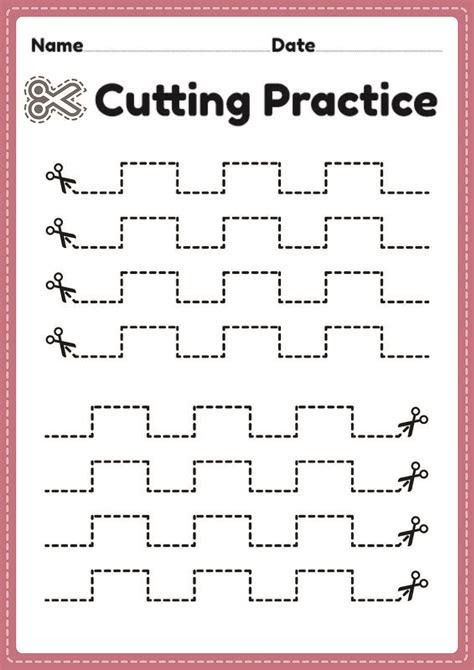  cutting practice worksheets for kids free printable activity sheets