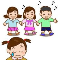 友達に仲間外れにされた女の子 無料こどもイラスト図鑑