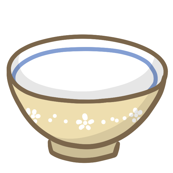 お茶碗のイラスト かわいいフリー素材が無料のイラストレイン