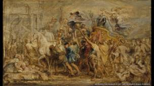 El triunfo de Enrique IV. 1630. Rubens. 