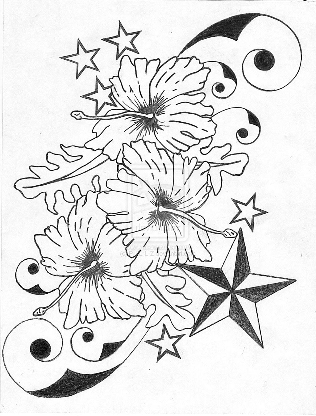Hawaii Flower Drawing at GetDrawings | Free download