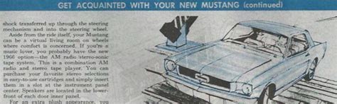 eBook 65 Mustang Owners Manual Online Free