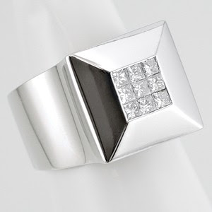 Mens-Contemporary-Diamond-Pinky-Ring-18k-White-Gold-1-2-ct-Princess ...