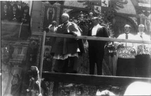 Coronación de la Virgen del Sagrario el 30 de mayo de 1926. Foto Rodríguez. Archivo Provincial de Toledo. Junta de Comunidades de Castilla-La Mancha