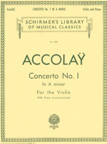 Concerto No. 1 in A Minor: Violin with Piano Accompaniment (Schirmer's Library of Musical Classics)