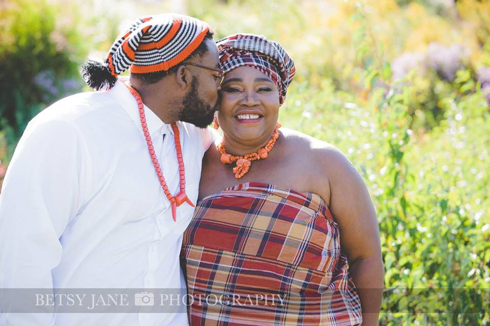Ghanaian and Nigerian Family Photo Shoot_Kente_Her only son