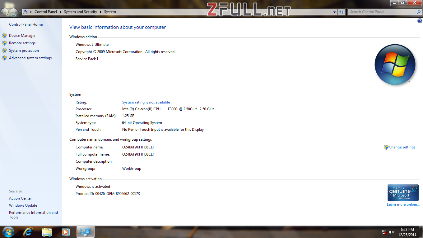 ghost win 7 2015 siêu nhẹ no soft