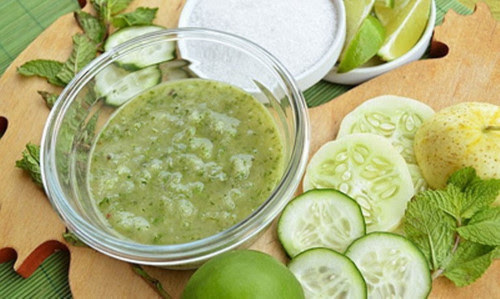  Mặt nạ chanh và dưa leo giúp da tươi sáng, se khít lỗ chân lông giãn to 