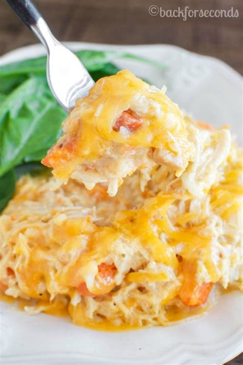 easy cheesy crockpot chicken seconds