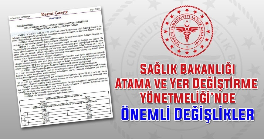 Saglik Bakanligi Atama Ve Nakil Yonetmeliginde Onemli Degisiklik